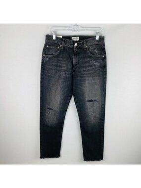 Agolde Womens Jeans Blade Skinny Underground Destruct Raw Hem 31 New With Tags